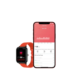 LIGE Q9 Pro Smartwatch showing heart rate and body temp music on waterproof temperature monitor