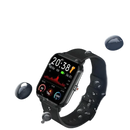 Black LIGE Q9 Pro smartwatch with digital display, body temp music, and waterproof design