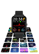 LIGE Q9 Pro smartwatch with customizable faces, body temp music, waterproof trendy style