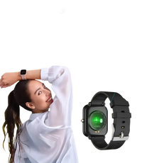 LIGE Q9 Pro Smartwatch with body temp sensor, trendy design, and body temp music features