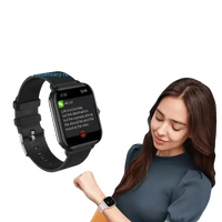 LIGE Q9 Pro smartwatch with message display, trendy body temp music waterproof monitor