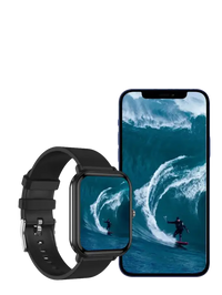 LIGE Q9 Pro trendy smartwatch with interchangeable bands, body temp music, waterproof