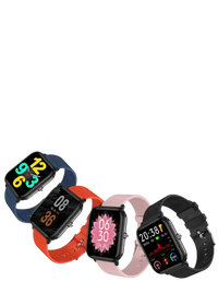 LIGE Q9 Pro smartwatch with colorful bands showing trendy body temp music features