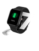 Black LIGE Q9 Pro smartwatch with long battery life waterproof temperature monitor body temp music