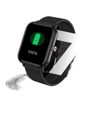 Black LIGE Q9 Pro smartwatch with long battery life waterproof temperature monitor body temp music