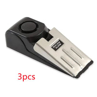 Smart Wedge Alarm: Home Security Door Stopper - A 3pcs