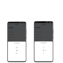 Temperature and humidity calibration settings on smartphones.