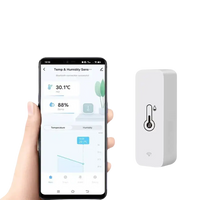 Temperature and humidity sensor with smartphone app.