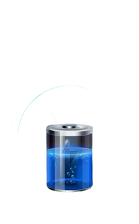 Battery level indicator.