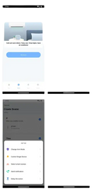 Smart home app interface.
