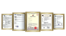 Product certificates.