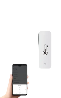 Temperature unit switch with smartphone app.