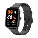 Black smartwatch with fitness tracking.