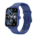 Blue square smartwatch with matching band.