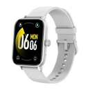 Gray smartwatch with a square face.