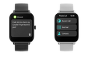 Smartwatches with notification and call features.