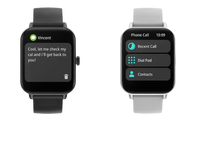 Smartwatches with notification and call features.