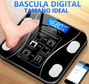 SmartScale Pro: App-Enabled Weight Tracker & USB Charge - Black