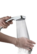 High-pressure shower head.