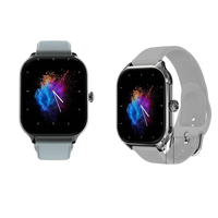 Two smartwatches with dimensions.