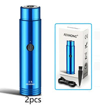 Mini Car Shaver - 2pcs Blue / USB
