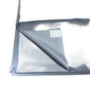 Gray plastic packaging bag.