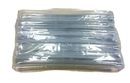Packaged gray plastic strips.