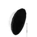 Black and white soft umbrella.