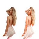 Before-and-after photo editing comparison.