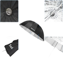 Photography umbrella with labeled components.