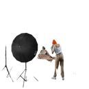 Photography studio setup.