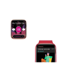 Smartwatch features advertisement.
