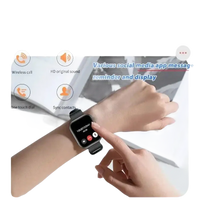 Smartwatch on a wrist.