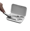 Open manicure set with tools.