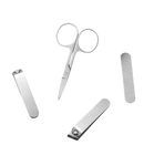 Silver manicure set.