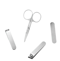 Silver manicure set.