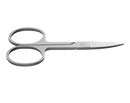 Silver nail scissors.