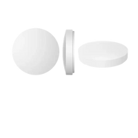 White round smart device.