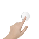 White smart home button.