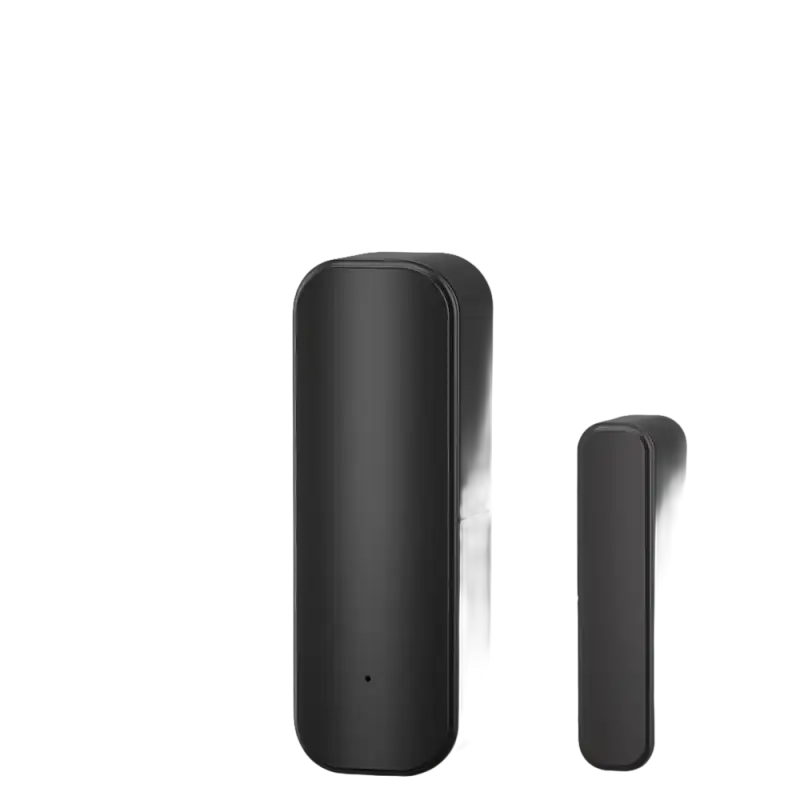Black magnetic door sensor.