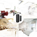 Black door and window sensor.