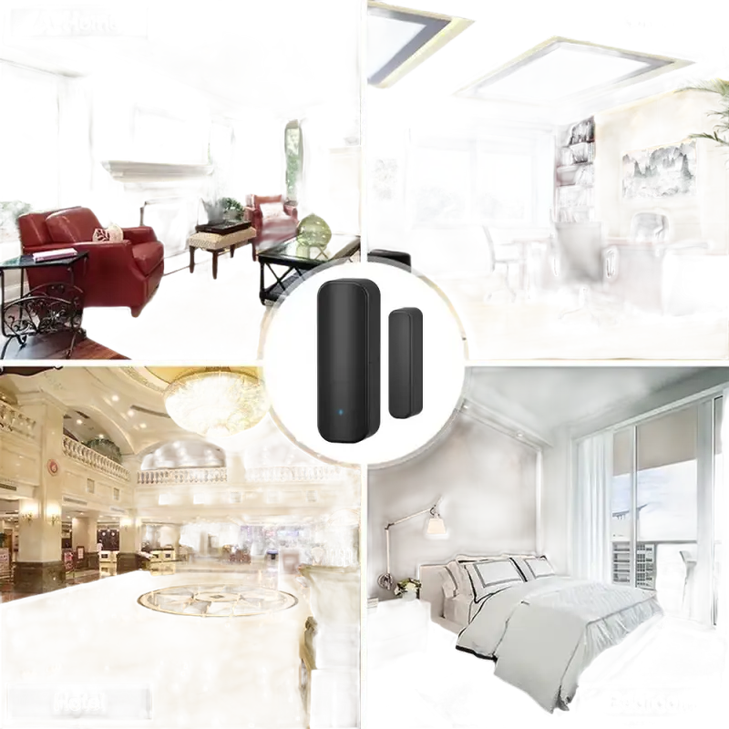 Black door and window sensor.