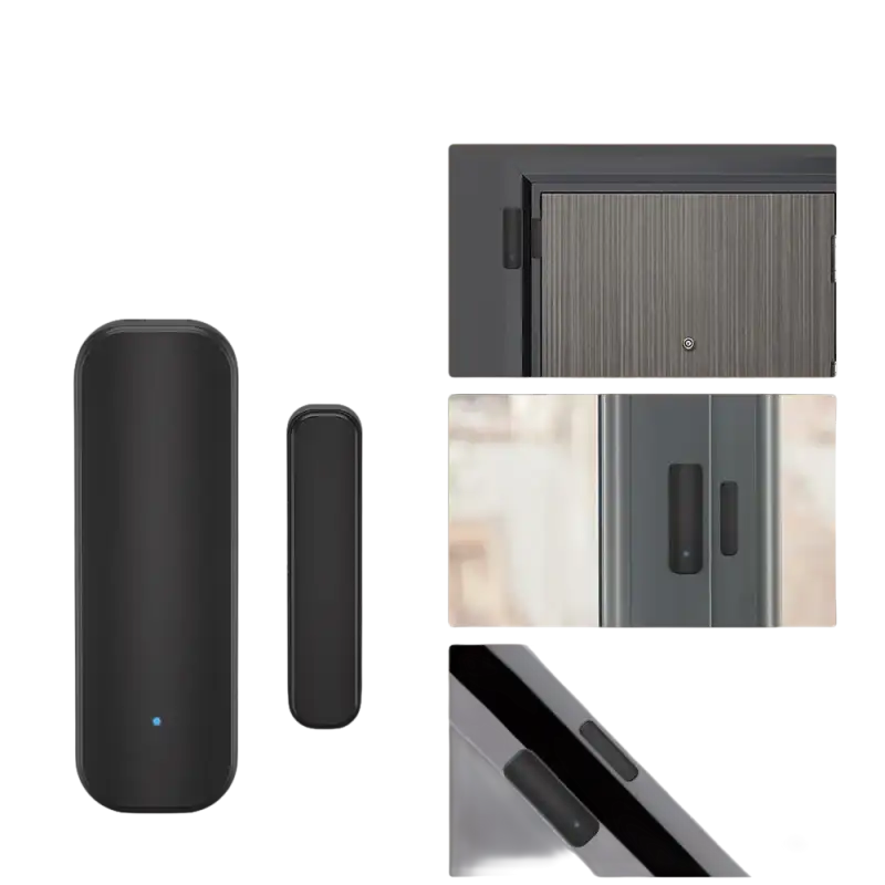 Black door and window sensor.