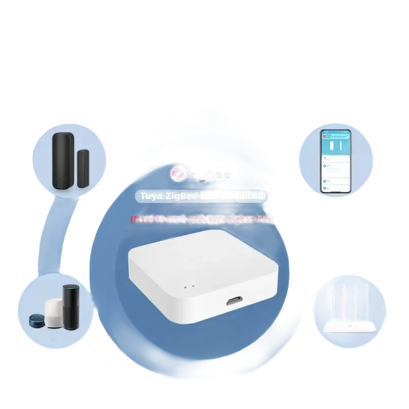Zigbee door/window sensor system.