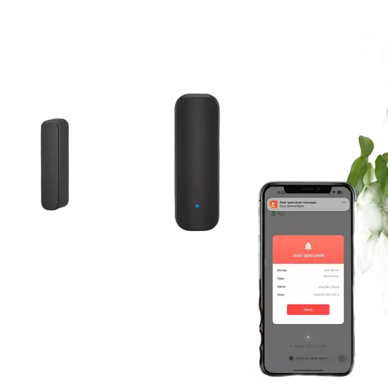 Door and window sensor with app notification.