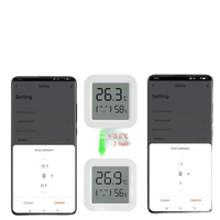Temperature and humidity calibration process with Your Sweet Tuya Temperature Humidity Sensor Mini LCD Display, trendy tech gadget