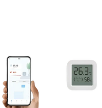 Your Sweet Tuya Temperature Humidity Sensor Mini LCD Display showing temp and humidity readings