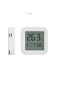 Digital tuya temperature humidity sensor with trendy mini LCD display for smart homes