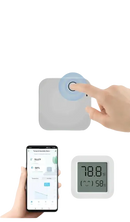 Smart tuya temperature humidity sensor mini LCD display for easy monitoring