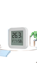 White Tuya temperature humidity sensor mini LCD display for accurate climate readings